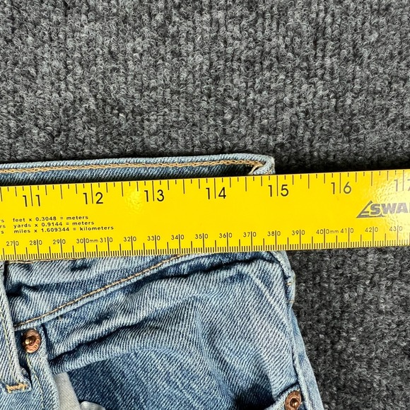 Levi's 512 Slim Taper Fit Jeans Men 30x30.5 Blue Light Wash Denim Cotton Stretch - Picture 6 of 15